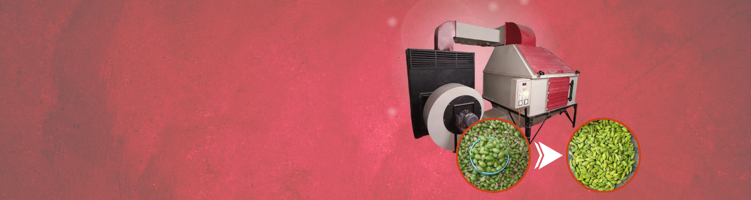 Green cardamom Dryer manufacture and distributer